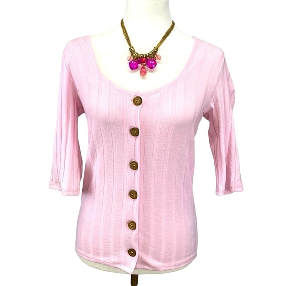 Free People Central Park Cardigan Blush Pink - Picture 3 of 8